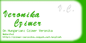 veronika czimer business card